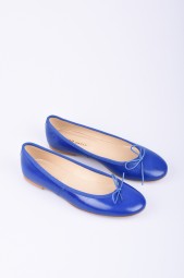 SPREE blue leather ballerinas