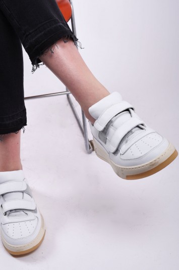 ACNE STUDIOS Velcro sneakers white