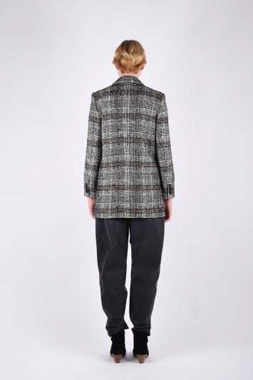 ISABEL MARANT ÉTOILE ice plaid wool-blend blazer