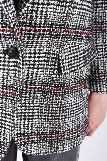 ISABEL MARANT ÉTOILE ice plaid wool-blend blazer