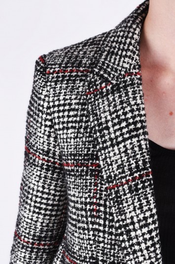 ISABEL MARANT ÉTOILE ice plaid wool-blend blazer