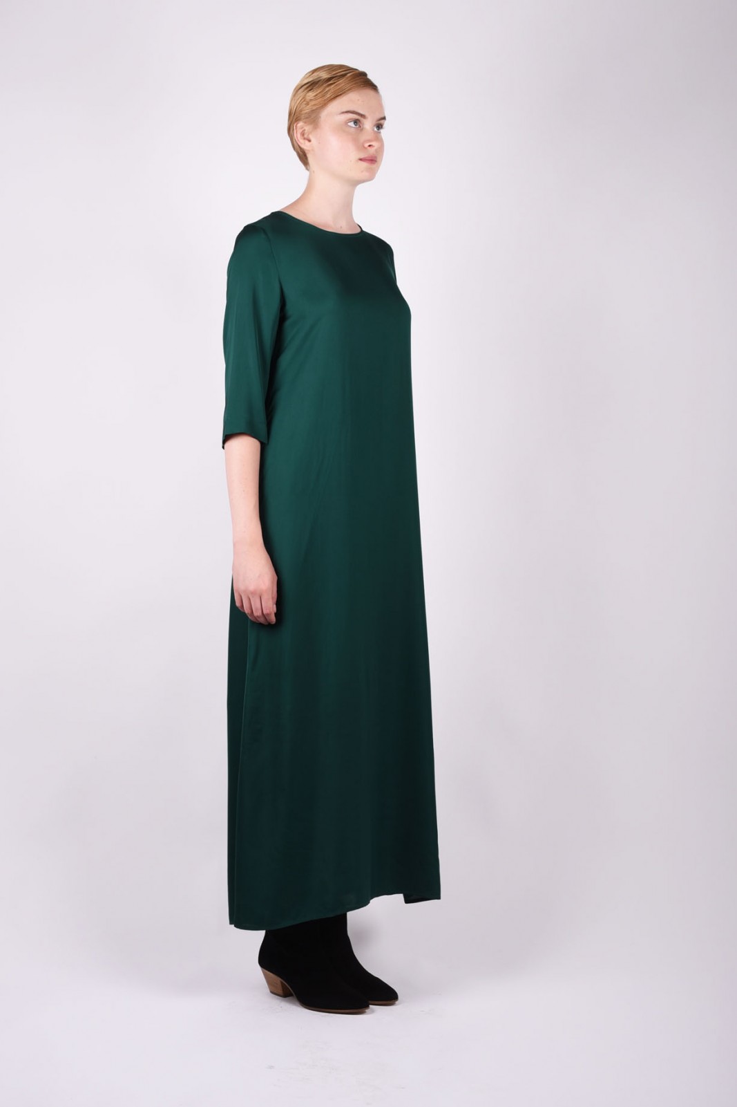 BARENA dress gentuca green