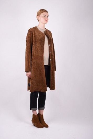 GIORGIO BRATO shearling coat