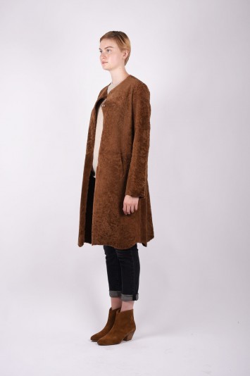 GIORGIO BRATO shearling coat