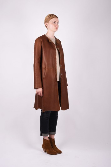 GIORGIO BRATO shearling coat