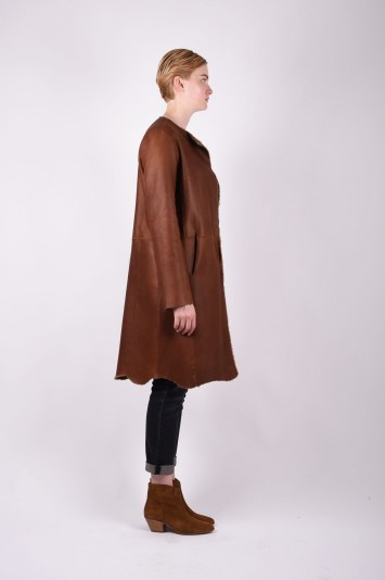 GIORGIO BRATO shearling coat