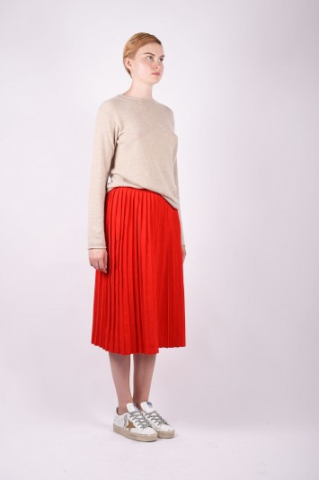 SOFIE D'HOORE pleated midi skirt